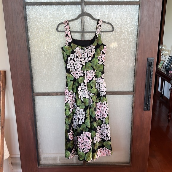 Dress The Population black hydrangea midi dress size XS or 0-2. NWOT - Picture 7 of 9